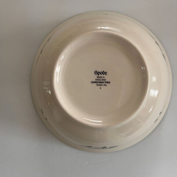 NOS Vintage 2003 Spode Christmas Tree 6" Revere Bowl Holiday Dish Collectible - Picture 3 of 14